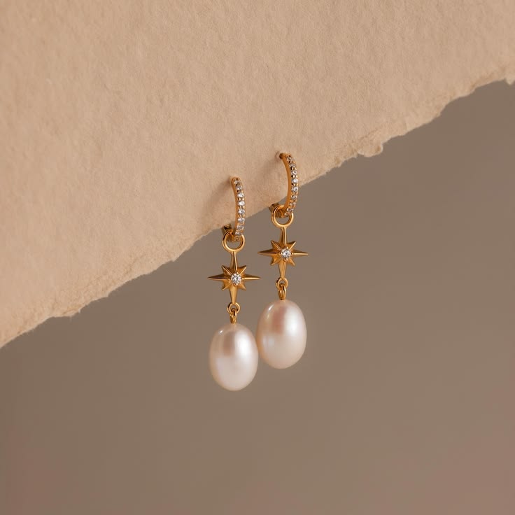 Celeste Pearl Earrings