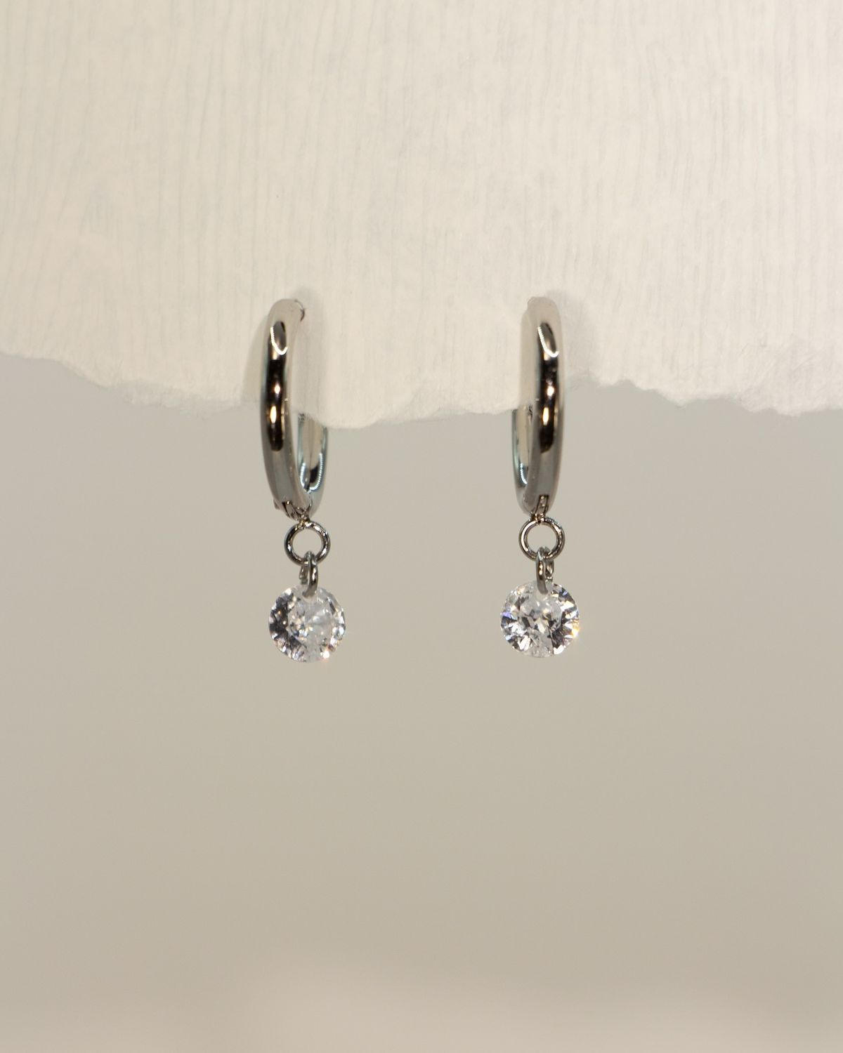 Silver Drop Earrings