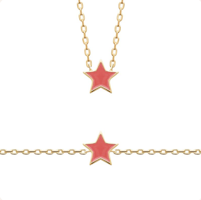 BRACELET PL-OR 750 3MIC LAQUE